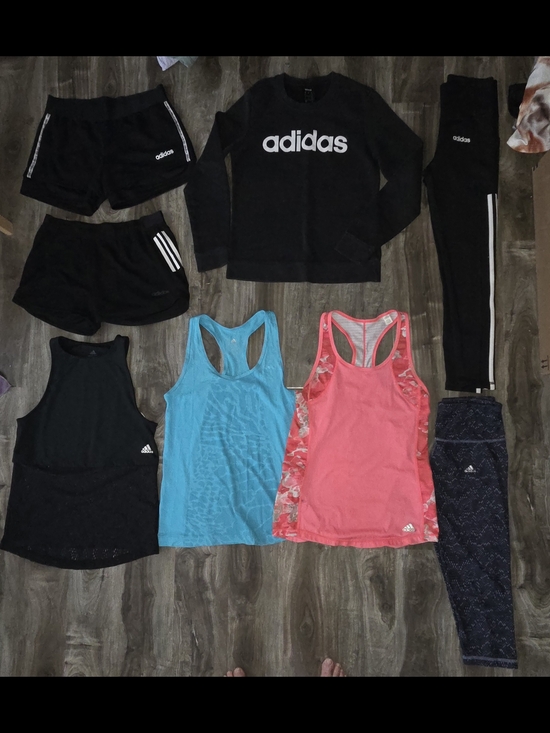 adidas Tops - Adidas Activewear Bundle - Black, Teal, Coral